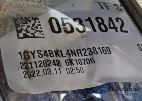 2021 Cadillac Escalade 4Wd Sport из США, поврежденный, VIN 1GYS4FKL4MR285188